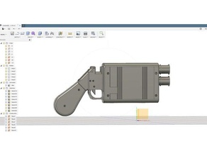 nx-13 pistola blaster cosplay protótipo adereços 3d print model - Mito3D