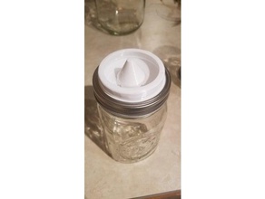 mason jar fermentation couvercle les aliments la boisson de saumure cuve le kimchi cornichon sauerkrat 3d print model - Mito3D