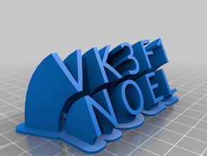 distintivo de llamada la placa versión 2 oficina personalizado 3d print model - Mito3D