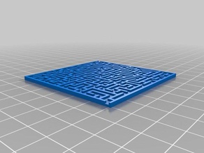 meu personalizados labirinto gerador de puro openscad brinquedos jogos 3d print model - Mito3D