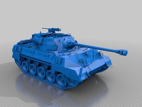 tanque m18 hellcat 110 vehículos destructor mundo de los tanques 3d print model - Mito3D