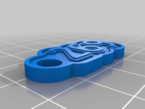 269 keychains customized 3d print model - Mito3D