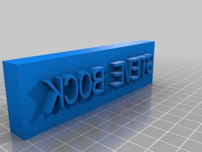 steve bock signs logos customized 3d print model - Mito3D