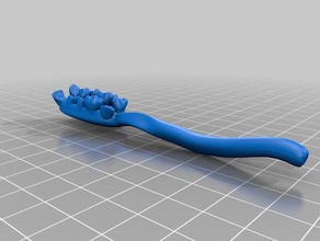 diş fırçası banyo tüyler ürpertici Cadılar Bayramı korku hijyen 3d print model - Mito3D