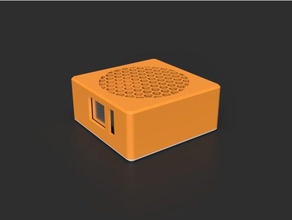 orange box pi zero case electronics 3d print model - Mito3D