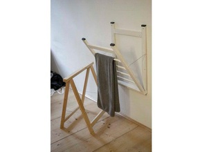bockh&aumlnger de l'organisation vêtements sèche-linge la pendaison modulaire peintre étagère 3d print model - Mito3D