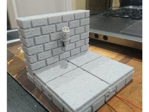 openforge 20 stone torch walls toys games 3d print model - Mito3D