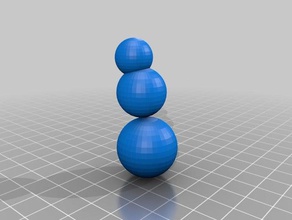 jussi kajala snowman 3d printing 3d print model - Mito3D