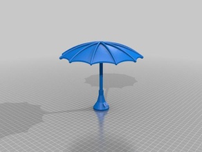 3dbear de pique-nique parapluie totoro umbrella remix modèles ar 3dbp1 la réalité augmentée 3d print model - Mito3D