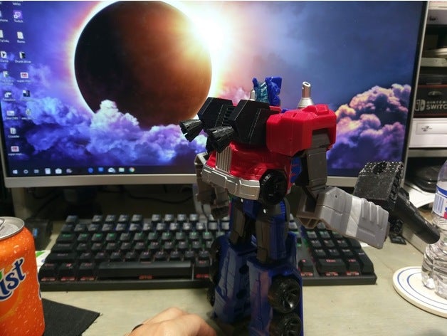 optimus prime jet-pack siber Komutanı serisi amazon özel oyuncak oyun aksesuarlar jetpack transformers 3D print model - Mito3D