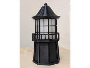 myst lighthouse art lantern 3d print model - Mito3D