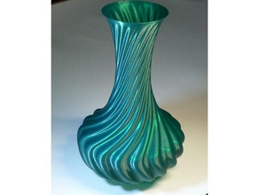 il vaso arredamento a spirale twisted twisty 3d print model - Mito3D