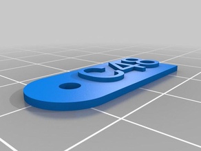 my customized costum namepresent tag art 3d print model - Mito3D