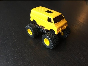 tamiya rc yükseltme jr araç canavar kamyon openrc lunchbox 3d print model - Mito3D