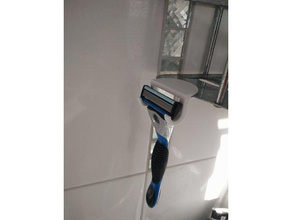 holder razors bathroom push razor 3d print model - Mito3D