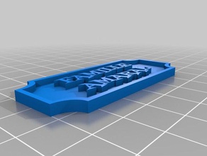 famille amaral Dekor angepasst 3d print model - Mito3D