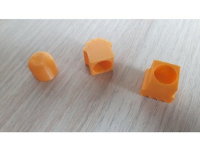 foot tips replacement parts cap furniture pipe 3d print model - Mito3D
