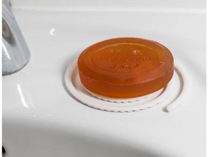 plato de jabón en espiral cuarto baño soapdish 3d print model - Mito3D