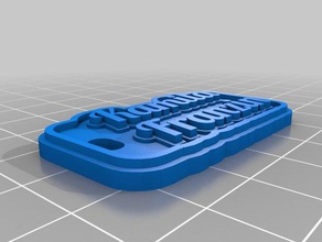kamila franzin keychains customized 3d print model - Mito3D