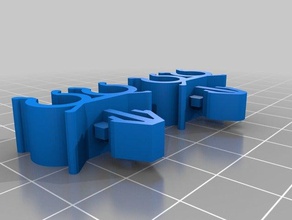 support de tube clip clips pipe 3d l'impression 3d print model - Mito3D