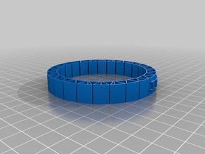 brace 1 bracelets customized 3d print model - Mito3D