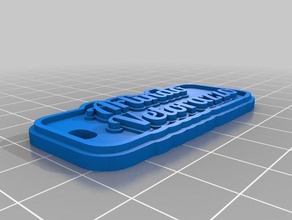 arlindo vetorazzo Schlüsselanhänger angepasst 3d print model - Mito3D