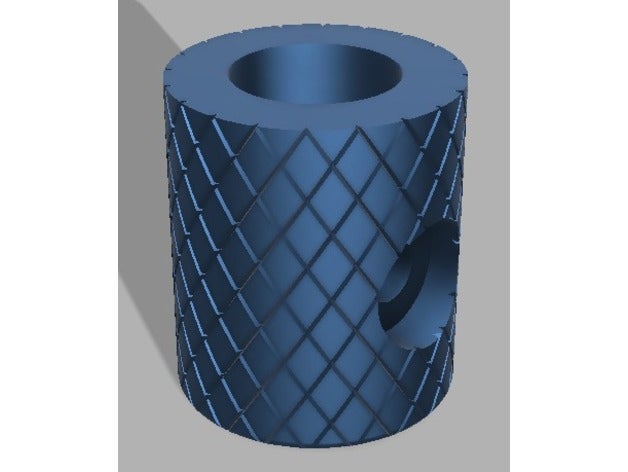 tornillo de cabeza moleteada diy 3D print model - Mito3D