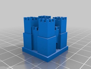 medioevo universalis tower fortress toys games boardgame pawn 3d print model - Mito3D