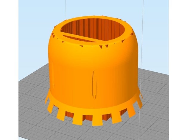 capot moteur verser de l'avion rc zéro véhicules 3D print model - Mito3D