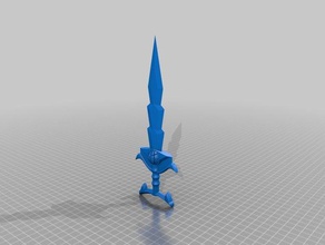 demokles'in kılıcı sahne 3d print model - Mito3D