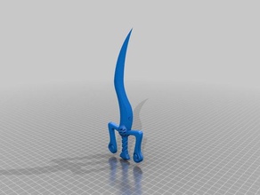 tempest bıçak sahne 3d print model - Mito3D