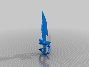gale blade Requisiten 3d print model - Mito3D