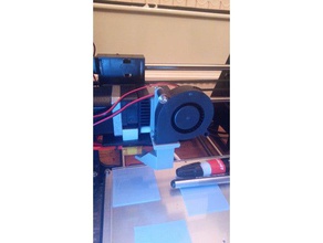 ctc i3 pro 50mm ventilador radial de montagem 3d a impressora partes 3d print model - Mito3D