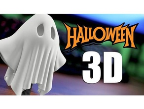 ghost gruselig-lustige halloween 3d drucken Charakter Zeichen ghostbusters halloween-Dekoration scary horror 3d print model - Mito3D