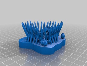 runewars miniatures spike terrain jeux 3d print model - Mito3D