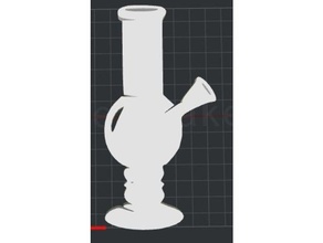belo vaso de parede 2d arte 3d print model - Mito3D
