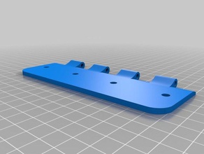 35mm hinge 198mm pin 140 100 52mm holes male parts customized 3d print model - Mito3D