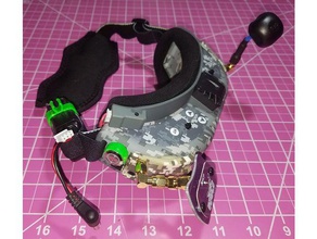 la grasa de tiburón 6-7 mm 12 botón encendido interruptor espaciador rc vehículos extensión fatshark el fpv gafas protección alimentación pulsador 3d print model - Mito3D
