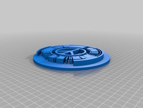metal gear solid: peace walker logo ver1 i segni loghi segno di pace video gioco 3d print model - Mito3D