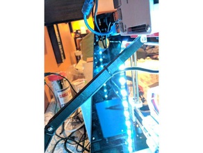 vieux portable, appareil photo webcam 3d de l'imprimante pièces anet a8 ordinateur portable titulaire mont 3d print model - Mito3D