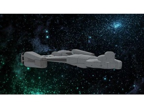 klingon d4 11000 heykeller battlecruiser raptor taslak alanı uzay gemisi yıldız star trek 3d print model - Mito3D