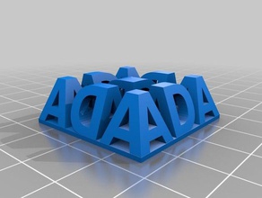 ada las esculturas personalizado 3d print model - Mito3D