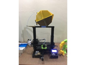 spannerhands mounting 3d printing 2020 extrusion creality ender 3 filament holder spool mount 3d print model - Mito3D