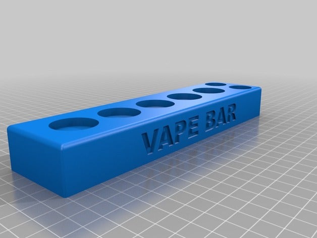 vape bar - Organisation Zerstäuber stehen die e-zigarette eliquids nunchaku uwell stand 3D print model - Mito3D