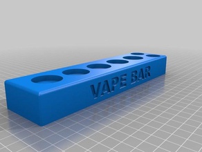 vape bar organization atomizer stand e-zigarette eliquids nunchaku uwell 3d print model - Mito3D