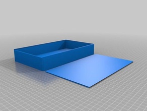 my customized parametric rounded sliding top box containers 3d print model - Mito3D