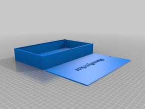 boxwithtext containers customized 3d print model - Mito3D