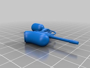 paintball silahı 110 rc araçlar 3d print model - Mito3D