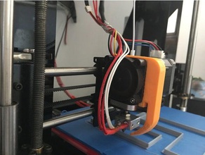 geeetech i3 parasitarias conducto del ventilador 3d de la impresora accesorios pro 3d print model - Mito3D