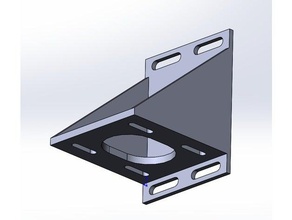 nema 17 2 dir suporte do slide 3d impressão nema17 3d print model - Mito3D